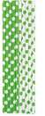 Paper Straws - Green Dots